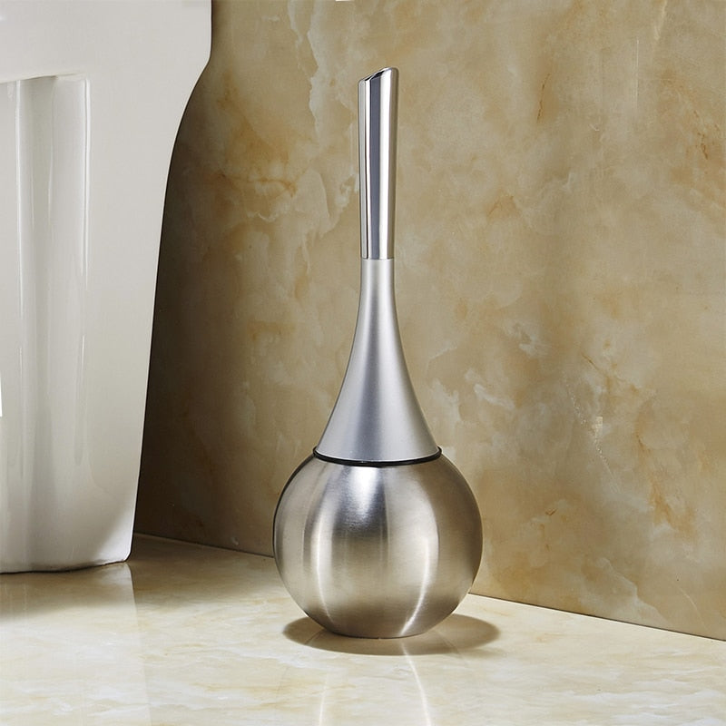 High-End Toilet Brush Set Splash Resistant Hygienic Modern Bathroom Cleaner