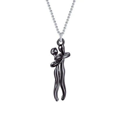 Hug Necklace Symbol Of Love Connection Affection Jewelry Gift