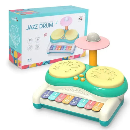 Interactive Drum And Keyboard Music Toy Early Sound Learning Set