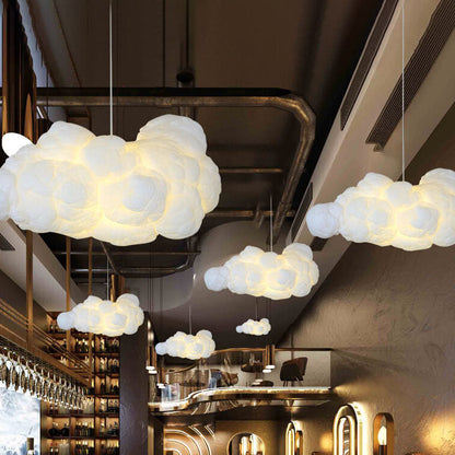 LED Cloud Pendant Light Floating Modern Ceiling Lamp Decorative Lighting