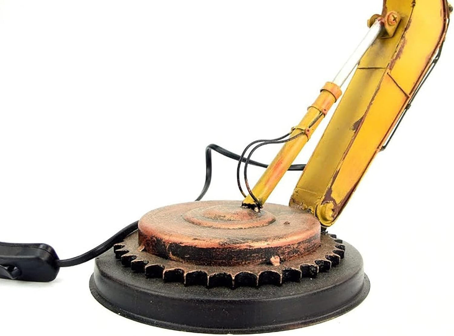 LED Excavator Table Lamp Industrial Construction Design Desk Light
