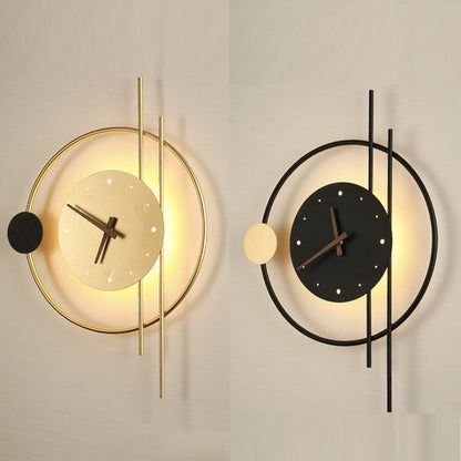 LED Illuminated Wall Clock Modern Decorative Light Up Wall Clock Energy Efficient Home Clock