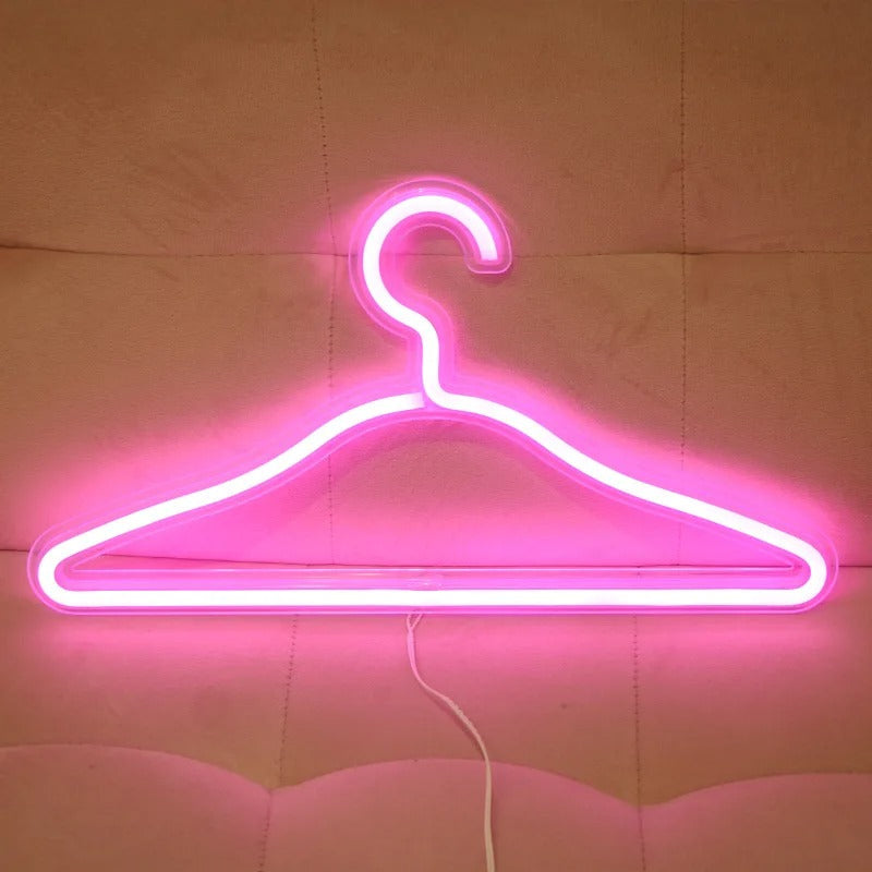 LED Lighted Clothes Hanger USB Rechargeable Closet Hanger Wardrobe Organizer Illumination