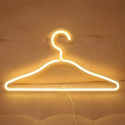 LED Lighted Clothes Hanger USB Rechargeable Closet Hanger Wardrobe Organizer Illumination