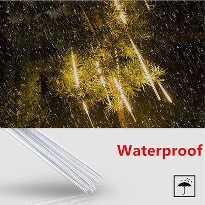 LED Meteor Shower Lights Waterproof Falling Rain Christmas Decoration