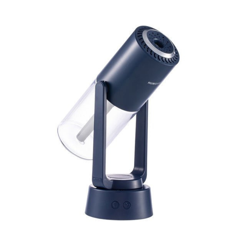 LED Mist Lamp Humidifier Modern Cylindrical Night Light with Built In Air Humidifier Function