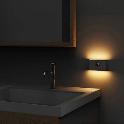 LED Motion Sensor Wall Light 360° Adjustable Head Security Wall Lamp