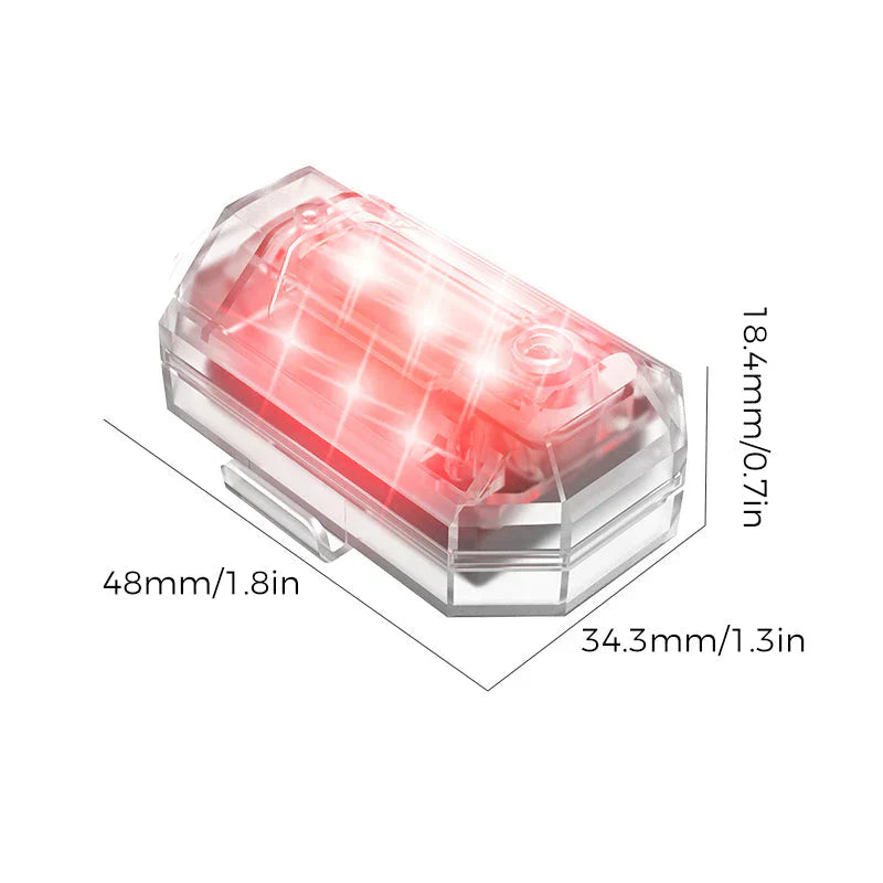 LED Strobe Safety Lights with Remote Control Multi Colour Waterproof Warning Lights