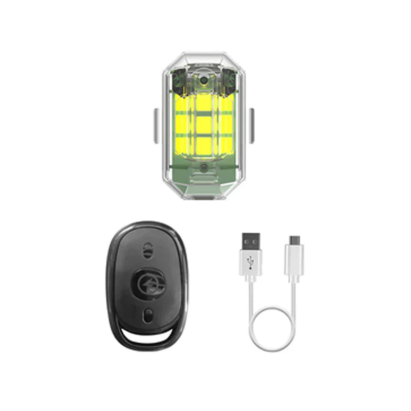 LED Strobe Safety Lights with Remote Control Multi Colour Waterproof Warning Lights