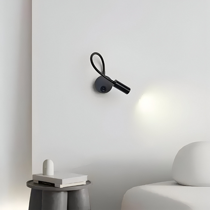 LED Wall Light Flexible Gooseneck 360-Degree Adjustable Bedside Lamp