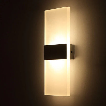 LED Wall Light USB Charging Touch Sensor Modern Bedside Lamp