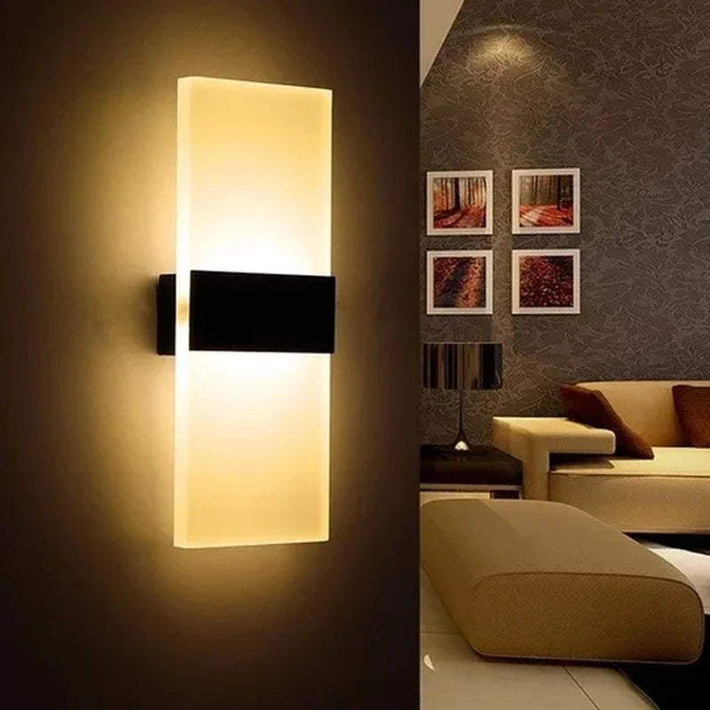 LED Wall Light USB Charging Touch Sensor Modern Bedside Lamp