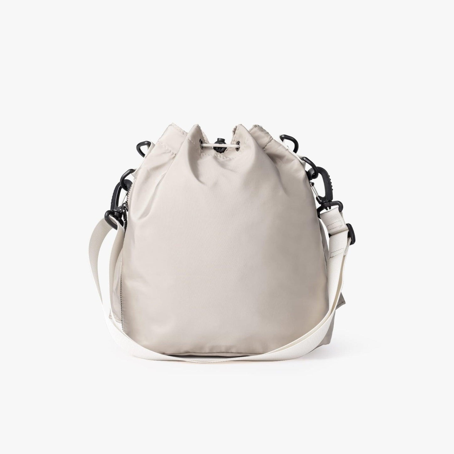 Large Capacity Drawstring Crossbody Shoulder Bag Multi Pocket Casual Messenger Bag Adjustable Strap
