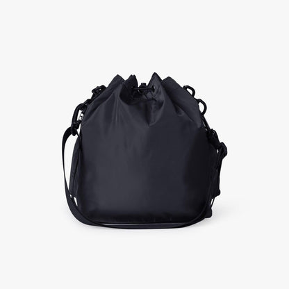 Large Capacity Drawstring Crossbody Shoulder Bag Multi Pocket Casual Messenger Bag Adjustable Strap