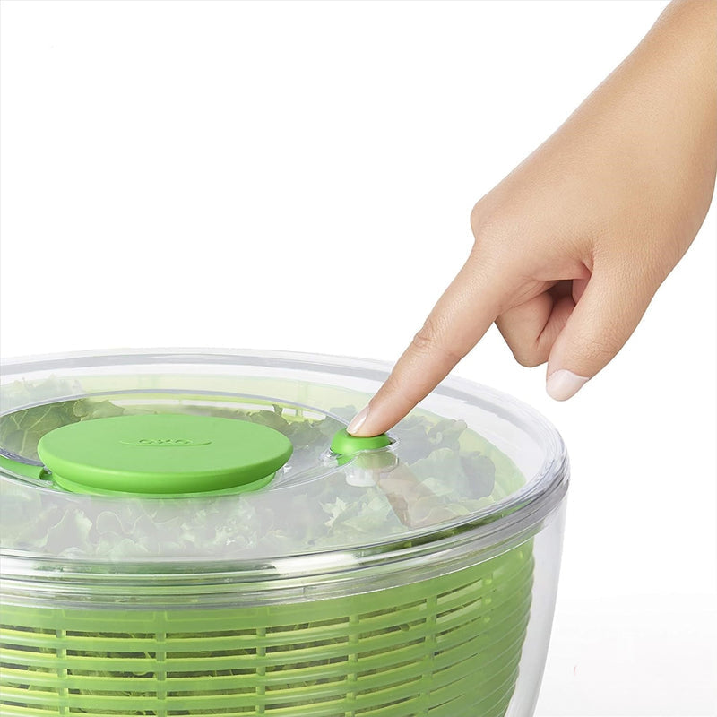 Large Capacity Salad Spinner Bowl Easy Pull Spin Vegetable Dryer