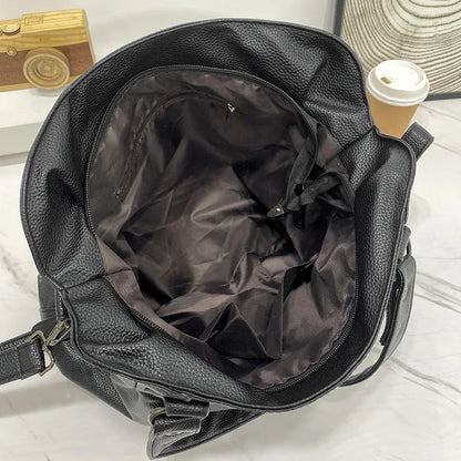 Large Organised Shoulder Tote Bag With Multiple Storage Compartments