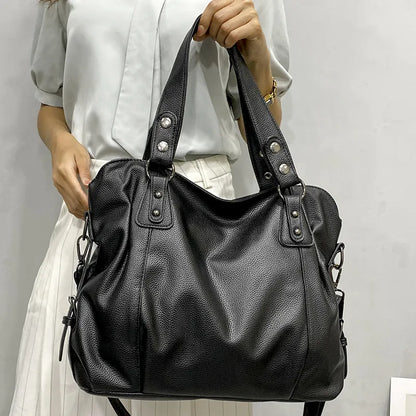 Large Tote Shoulder Bag for Women Stylish Everyday Handbag with Organized Compartments