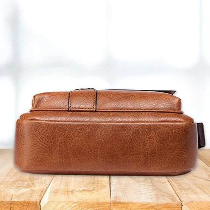 Leather Crossbody Shoulder Bag for Women Stylish Everyday Handbag with Spacious Compartments and Adjustable Strap