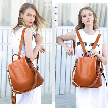 Lightweight Anti Theft Backpack with Adjustable Straps Convertible Travel Shoulder Bag