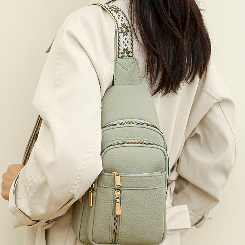 Lightweight Crossbody Shoulder Bag – Adjustable Strap Everyday Travel Bag