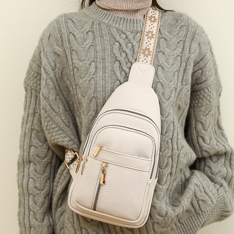 Lightweight Crossbody Shoulder Bag – Adjustable Strap Everyday Travel Bag
