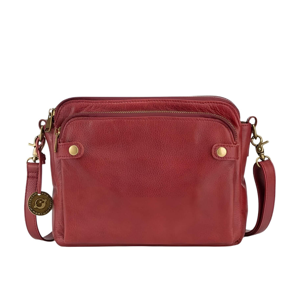 Lightweight Crossbody Shoulder Bag with Adjustable Strap Multi Compartment Everyday Travel Bag