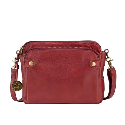 Lightweight Crossbody Shoulder Bag with Adjustable Strap Multi Compartment Everyday Travel Bag