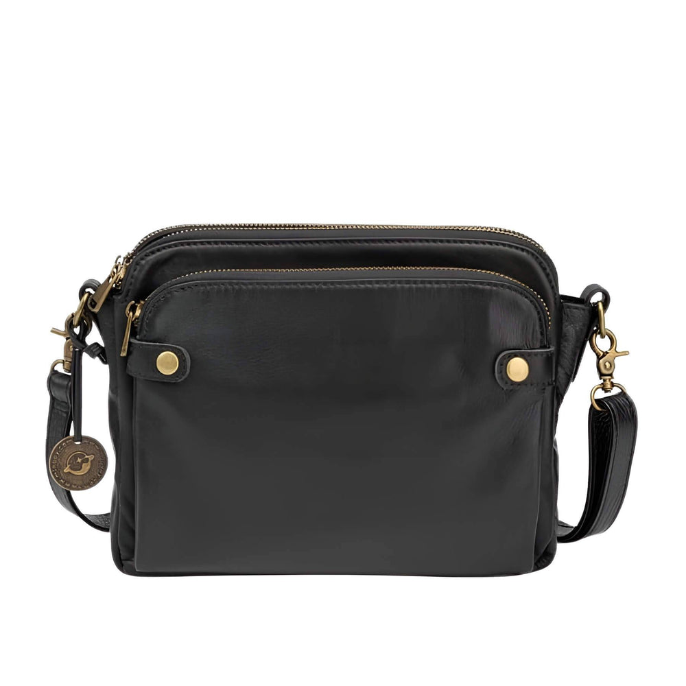 Lightweight Crossbody Shoulder Bag with Adjustable Strap Multi Compartment Everyday Travel Bag
