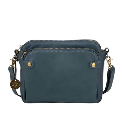 Lightweight Crossbody Shoulder Bag with Adjustable Strap Multi Compartment Everyday Travel Bag