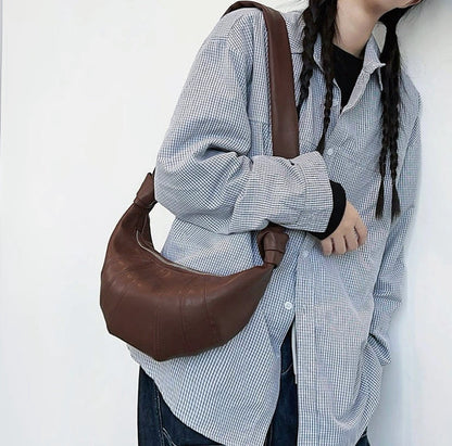 Lightweight Crossbody Shoulder Bag with Adjustable Strap Multi Pocket Everyday Handbag