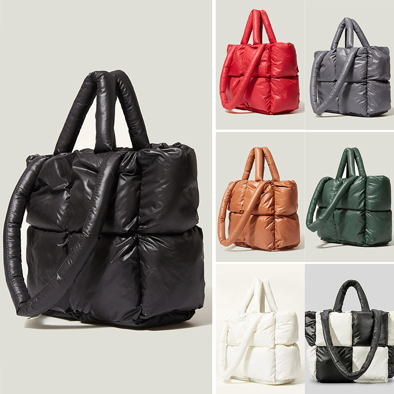 Lightweight Quilted Crossbody Shoulder Bag Large Capacity Square Fashion Handbag