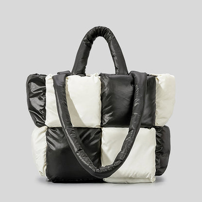 Lightweight Quilted Crossbody Shoulder Bag Large Capacity Square Fashion Handbag