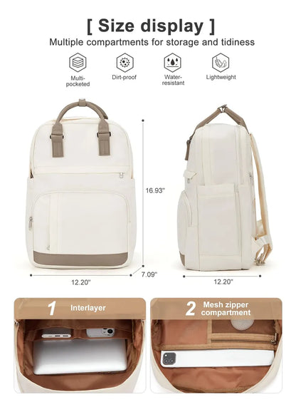 Lightweight Waterproof Large Capacity Backpack Travel Work School Laptop Bag