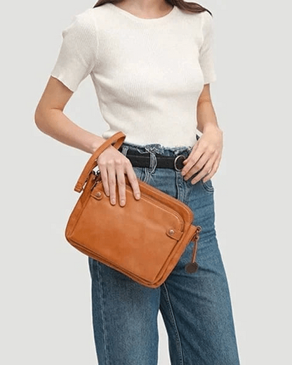 Lightweight Women’s Crossbody Shoulder Bag with Adjustable Strap and Multi Pocket Design