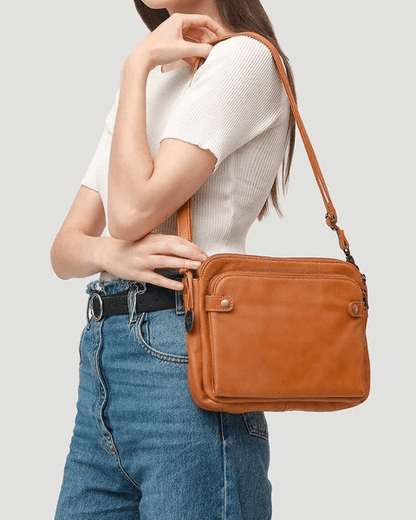 Lightweight Women’s Crossbody Shoulder Bag with Adjustable Strap and Multi Pocket Design