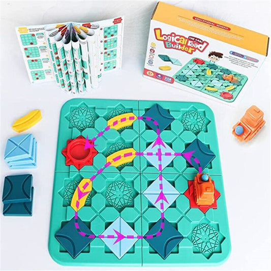 Logic Road Building Puzzle Game Ball Car Track Construction Toy