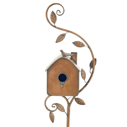 Luxury Bird House with Pole for Elegant Garden Decoration