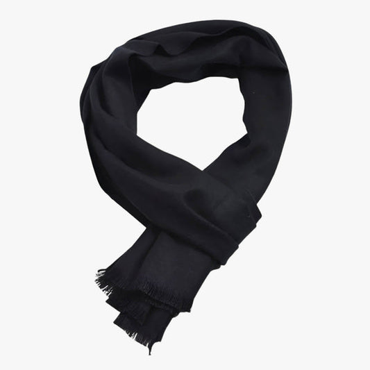Luxury Cashmere Scarf Solid Color Warm Soft Lightweight Winter Accessory