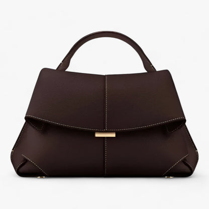 Luxury Leather Women’s Handbag Elegant Designer Shoulder Bag Premium Calfskin Tote