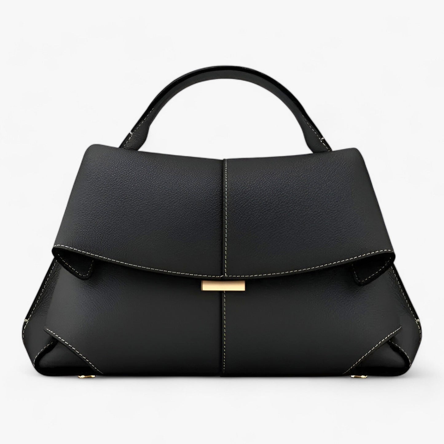 Luxury Leather Women’s Handbag Elegant Designer Shoulder Bag Premium Calfskin Tote