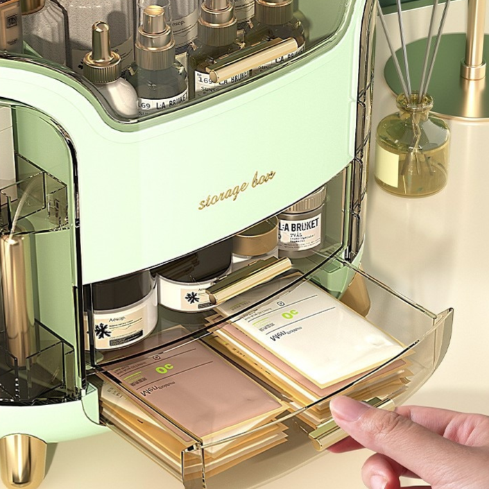 Luxury Makeup Organizer Display Shelf for Cosmetics and Accessories