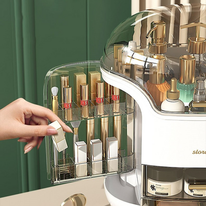 Luxury Makeup Organizer Display Shelf for Cosmetics and Accessories