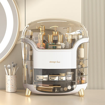 Luxury Makeup Organizer Display Shelf for Cosmetics and Accessories