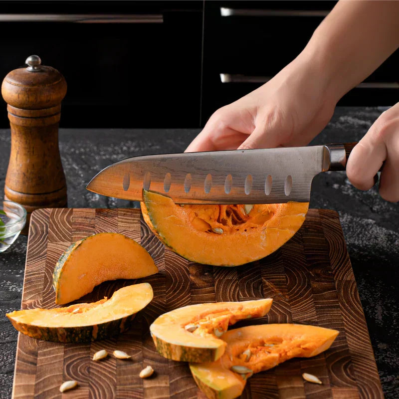 Luxury Solid Teak Wood Cutting Board – Premium Thick Wooden Chopping Board for Kitchen & Professional Chefs