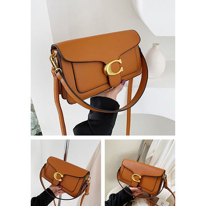 Luxury Vegan Leather Handbag Women's Stylish Designer Shoulder Bag