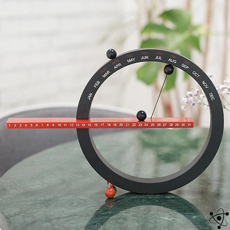 Magnetic Calendar Perpetual Modern Desk Organizer Minimalist Office Decor