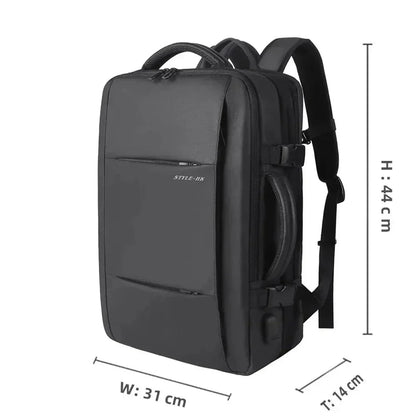 Men’s Waterproof Anti-Theft Business Backpack – 15.6 Inch Laptop Travel Rucksack