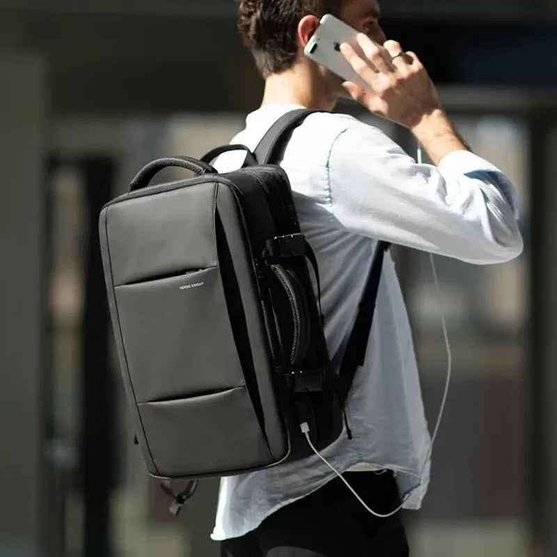 Men’s Waterproof Anti-Theft Business Backpack – 15.6 Inch Laptop Travel Rucksack