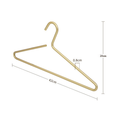 Metal Clothes Hanger Set Luxury Slim Non Slip Wardrobe Organizer Five Pack