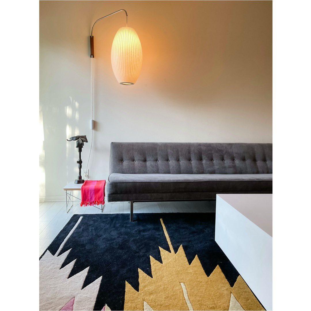 Mid-Century Modern Wall Lamp with Soft Diffused Light for Bedroom & Living Room